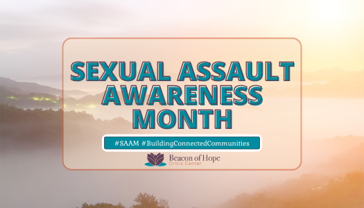 Sexual Assault Awareness Month #SAAM #BuildingConnectedCommunities